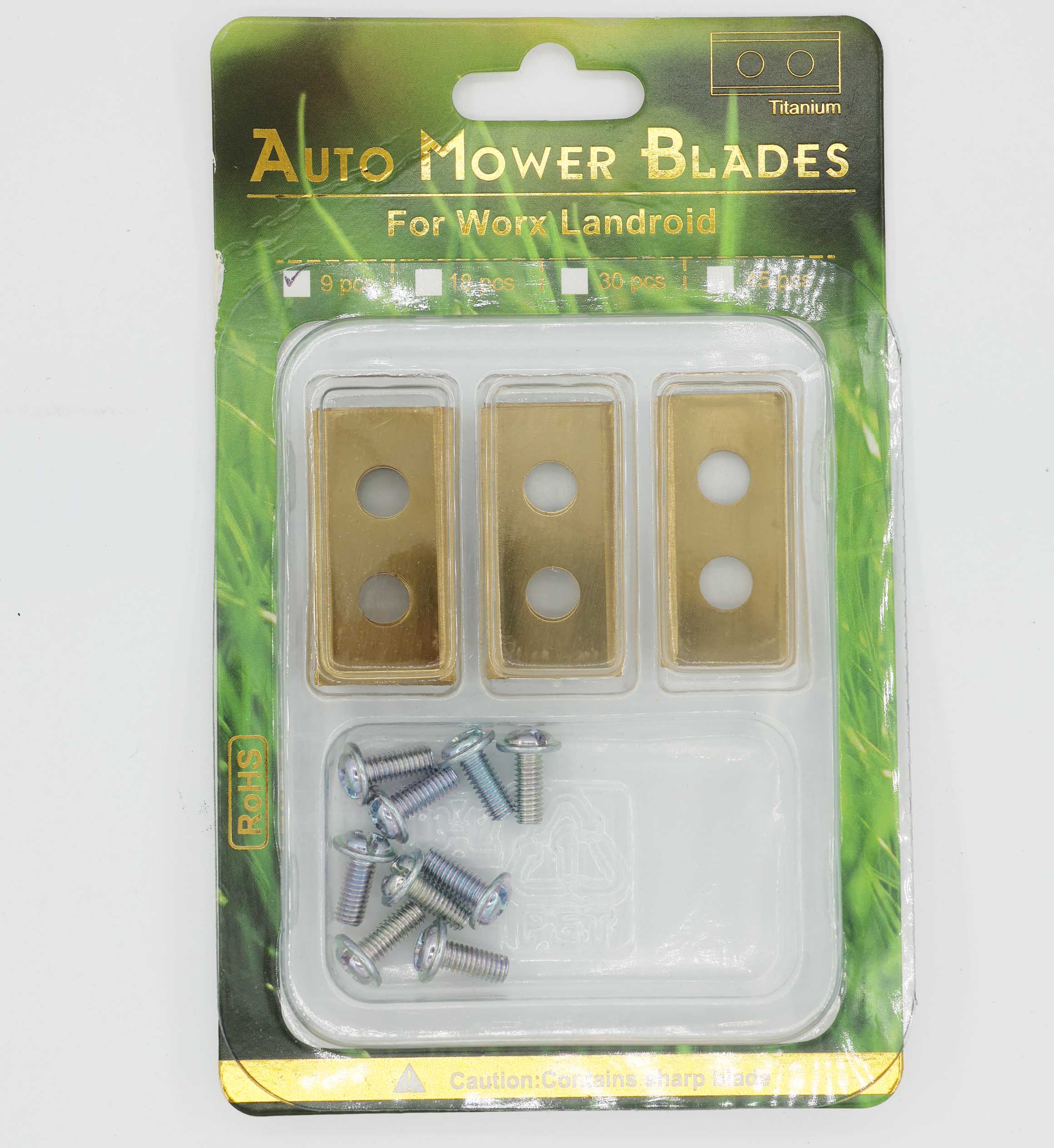 Robotic Lawnmower Blade Suitable for Worx Landroid Including Screws I Improved Robotic Lawnmower Specially for Lawnmower Robots, Landxcape, Einhell I 30