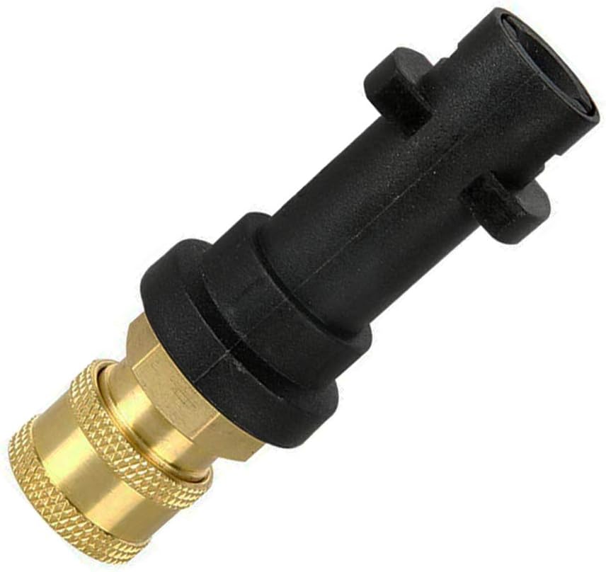 Pressure Washer Adapter, 1/4 Inch Brass Quick Coupling, Suitable for Kärcher K-Series K2, K3, K4, K5, K6, K7 Pressure Washers