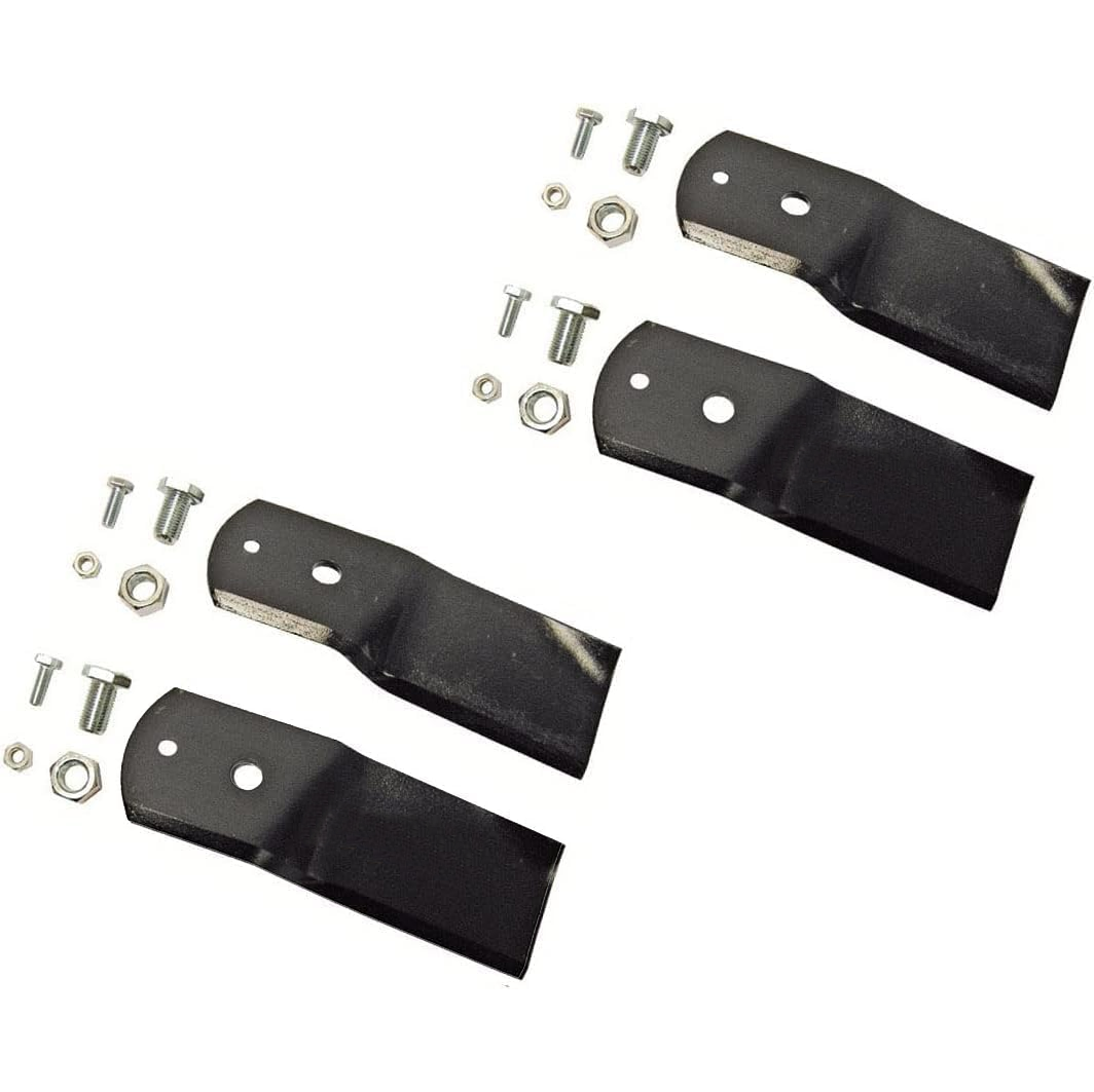 4 x 17 cm blades compatible with Stiga Ready Park Villa 85 95 105 Combi 1134-6238-01 1134-9119-01