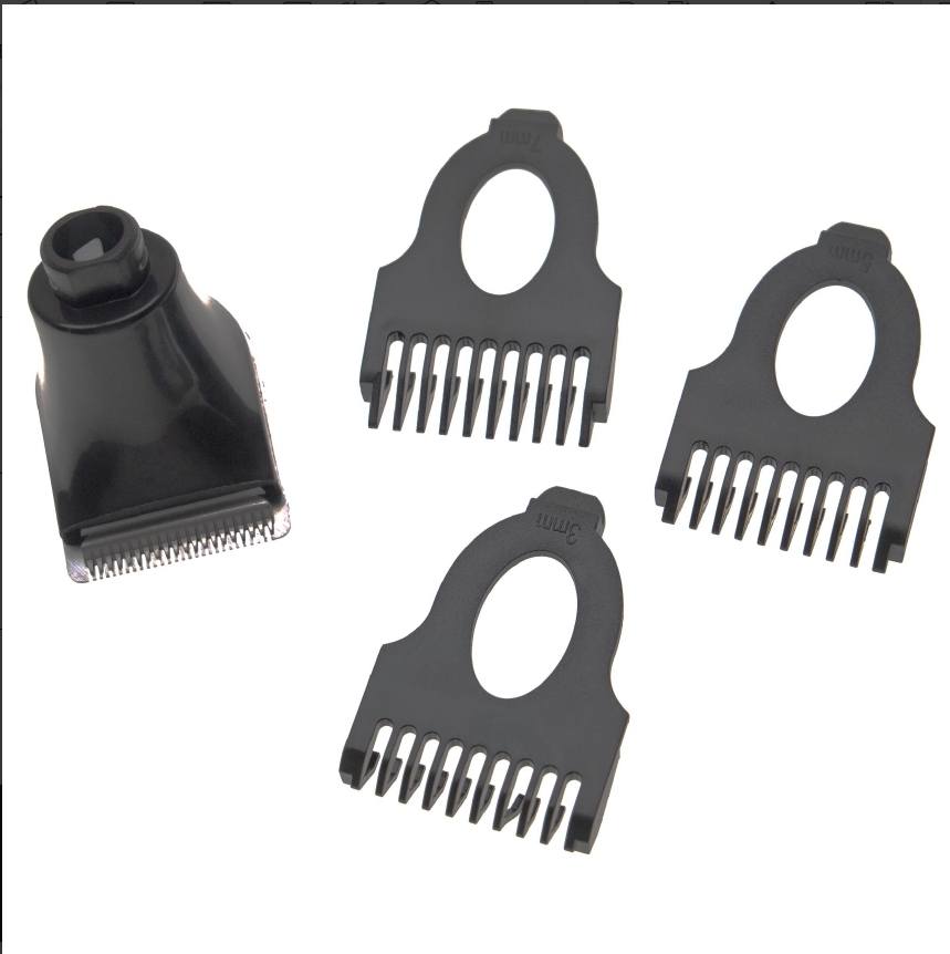 Head Shaving Electric Shaver Trimmer Head + 3 Pieces Guide Comb Trimmer Set Suitable for Philips