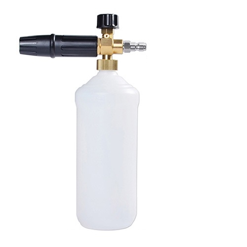 Pressure Washer Foam Cannon, 1L Adjustable Soap Dispenser Bottle Nozzle Foam Lance for 1/4 Inch Quick Release Pressure Washer Accessories