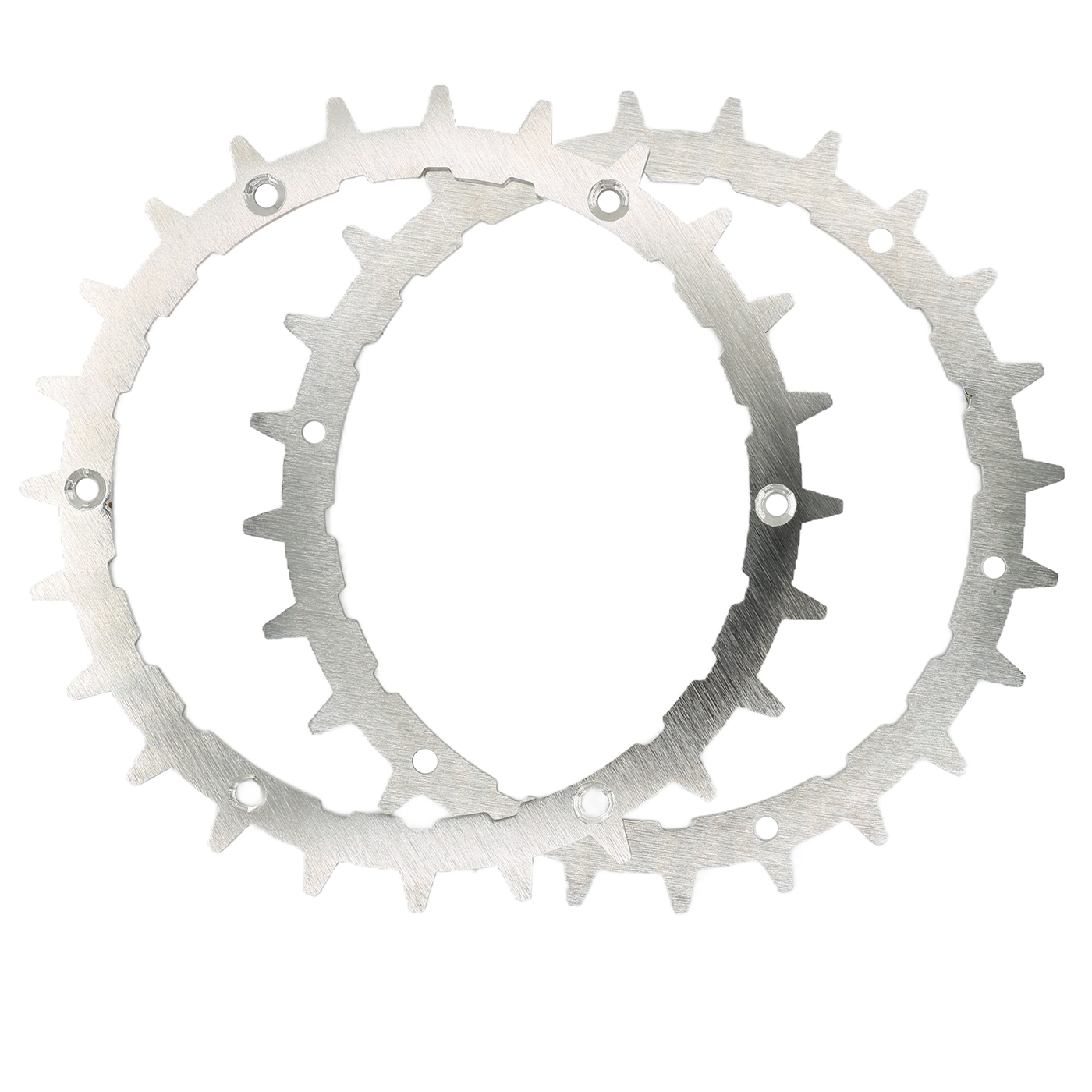 Stainless Steel Spikes for Bosch Indego XS 300 400 S500 S + 500 M700 Traction Improvement for Robotic Lawnmowers, 12 X Stainless Steel Screws Spikes