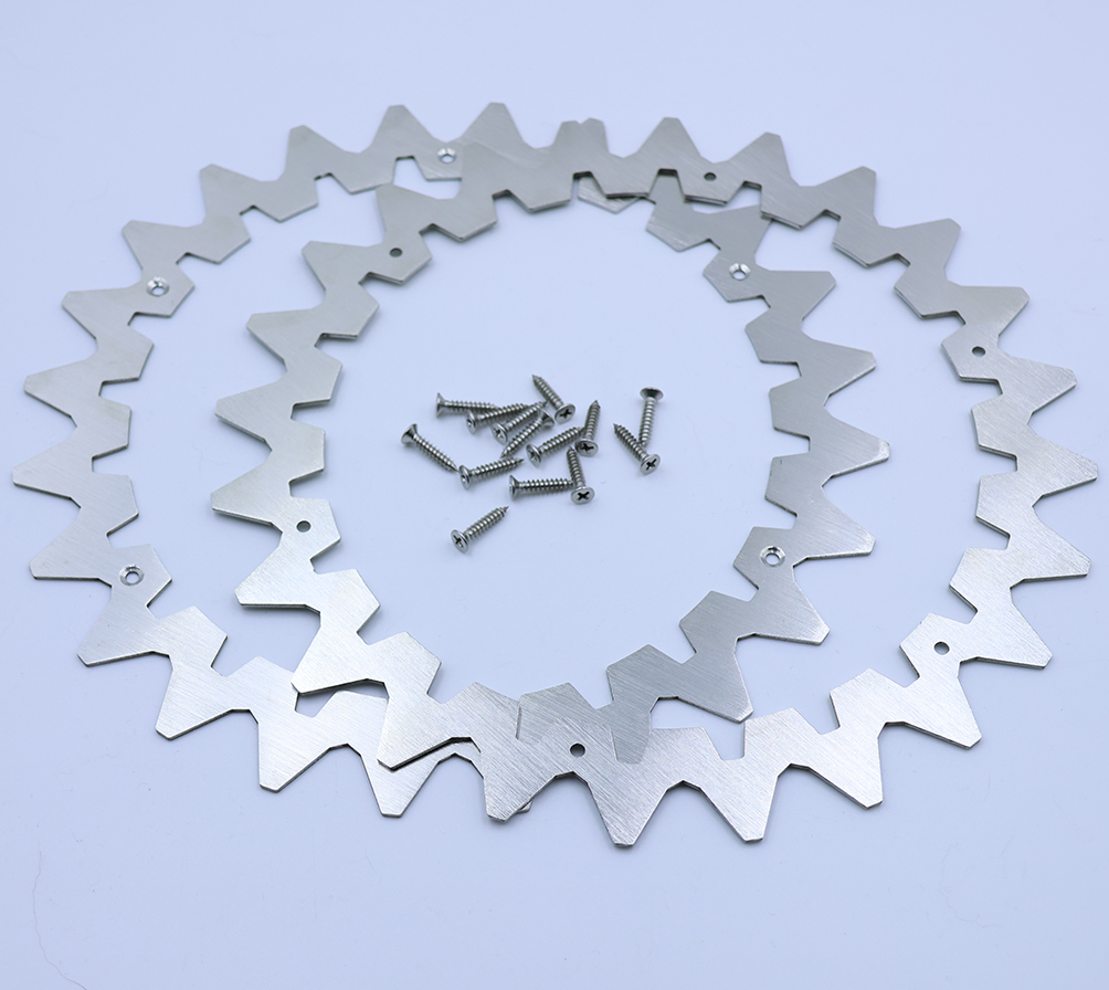 Robot Lawn Mower Stainless Steel Nails for Segway Navimow i105E - i108E, Lawnmower Wheel Spikes with 12 Stainless Steel Screws Diameter 257mm